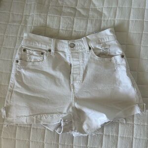 White Denim Women's Shorts